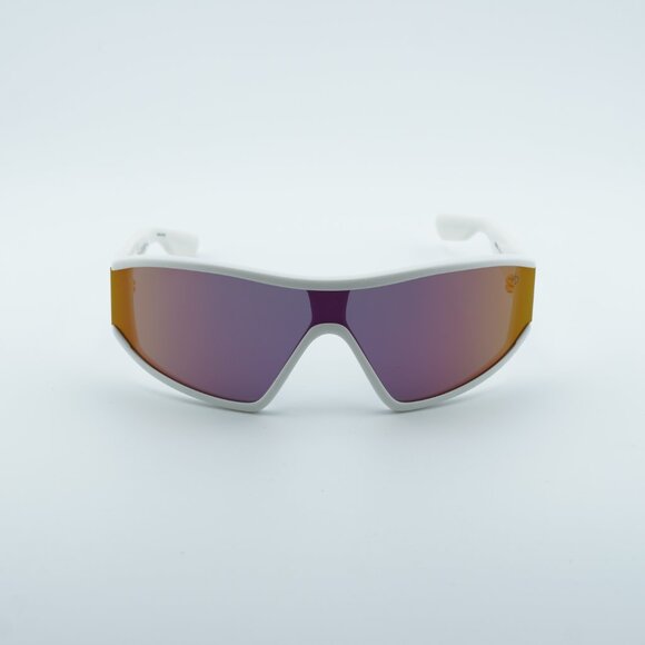 Rag & Bone RNB6003/S 0VK6 TE Sunglasses White Shield Frame, Mirror Lenses - Picture 2 of 9